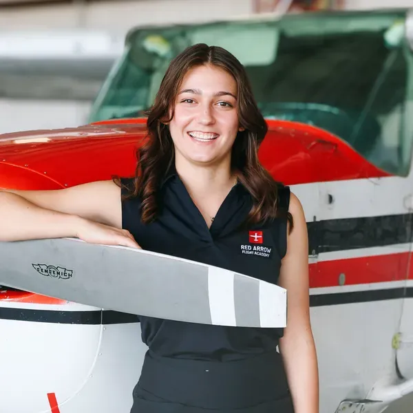 Business Operations Director Danielle Nelson at Red Arrow Flight Academy