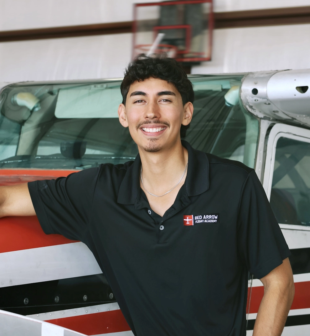 CFI David Ramirez at Red Arrow Flight Academy