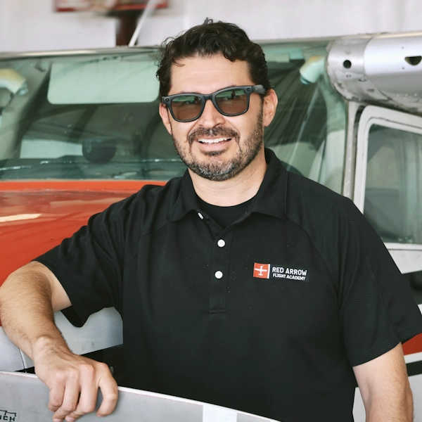 Founder and Owner Tomas Peralta at Red Arrow Flight Academy