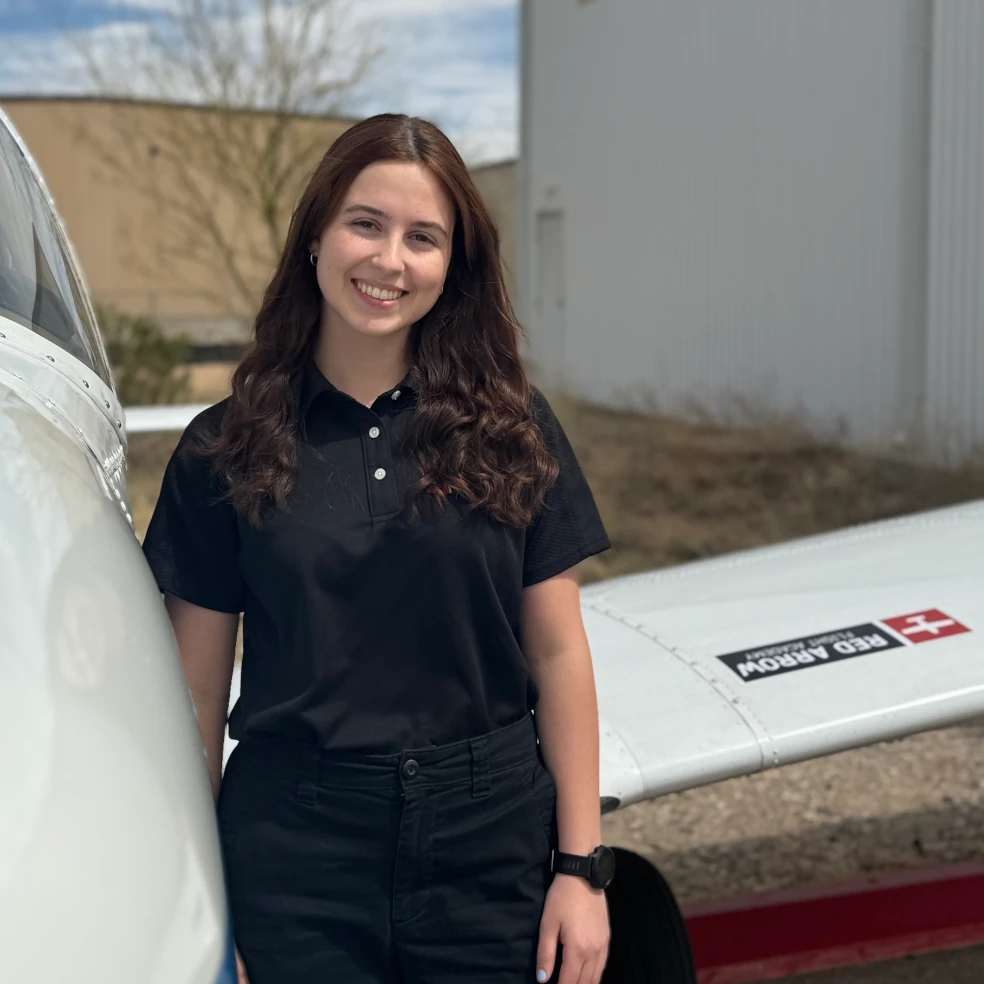 CFI Kamilee Charland at Red Arrow Flight Academy