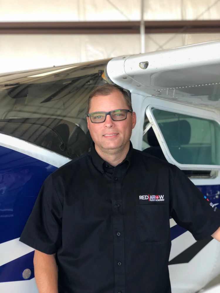 Assistant Chief Flight Instructor Robert Yadouga at Red Arrow Flight Academy